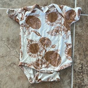 Kate Quinn Sunflower One Piece Newborn